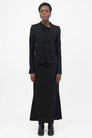 Rick Owens Performa Single Button Blazer
