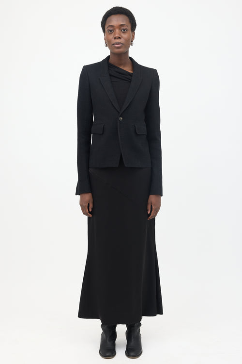 Rick Owens Performa Single Button Blazer