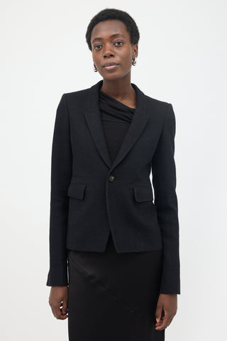 Rick Owens Performa Single Button Blazer