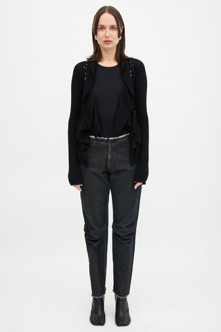Rick Owens SS 2008 Hole Cardigan