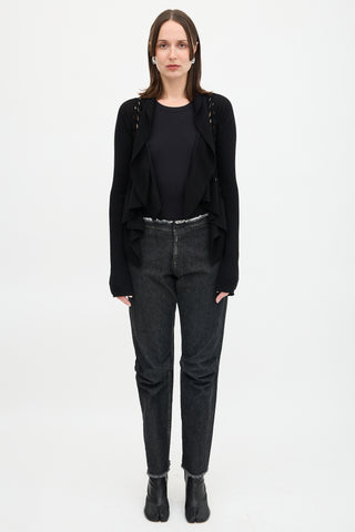 Rick Owens SS 2008 Hole Cardigan