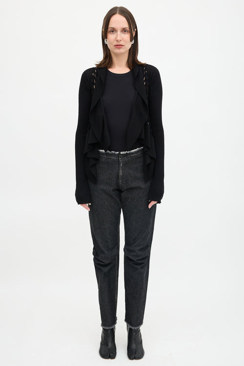 Rick Owens SS 2008 Hole Cardigan