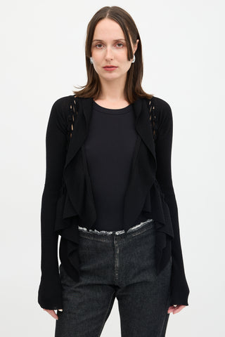 Rick Owens SS 2008 Hole Cardigan