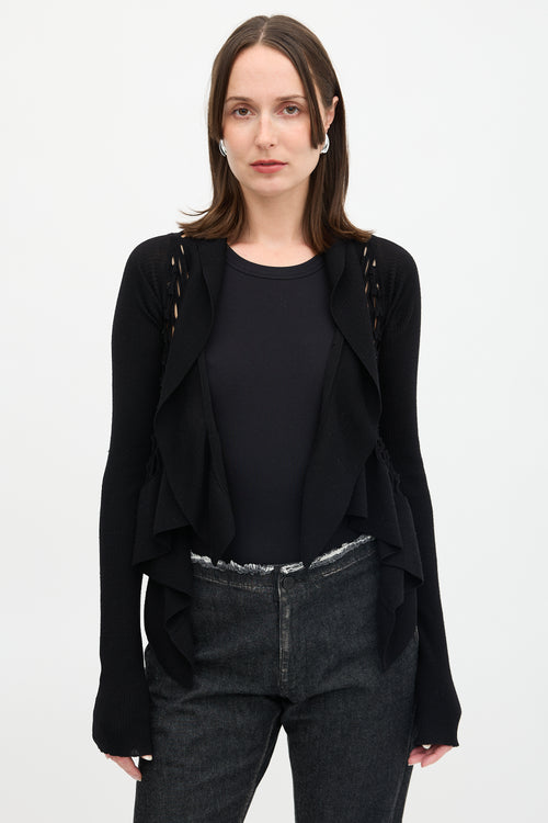 Rick Owens SS 2008 Hole Cardigan