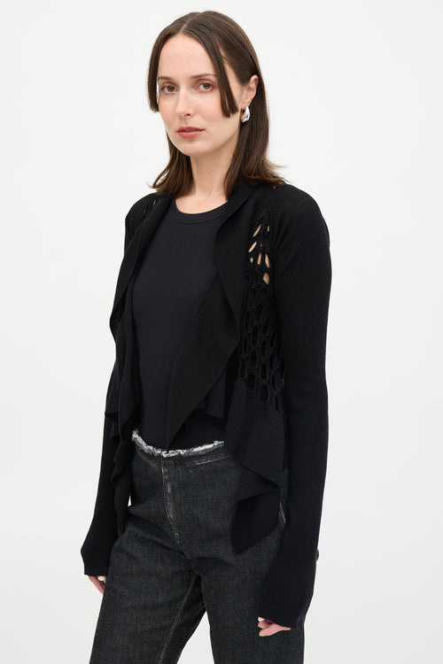 Rick Owens SS 2008 Hole Cardigan