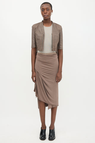 Rick Owens SS 2011 Leather Anthem Jacket