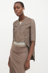 Rick Owens SS 2011 Leather Anthem Jacket