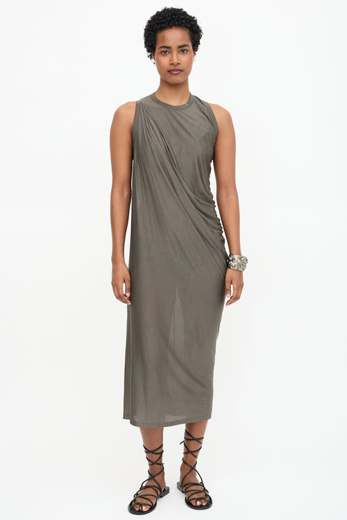 Rick Owens SS 2012 Silk Drape Dress
