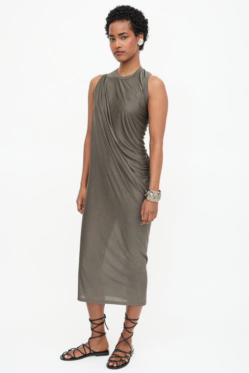 Rick Owens SS 2012 Silk Drape Dress