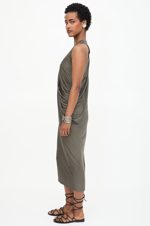 Rick Owens SS 2012 Silk Drape Dress