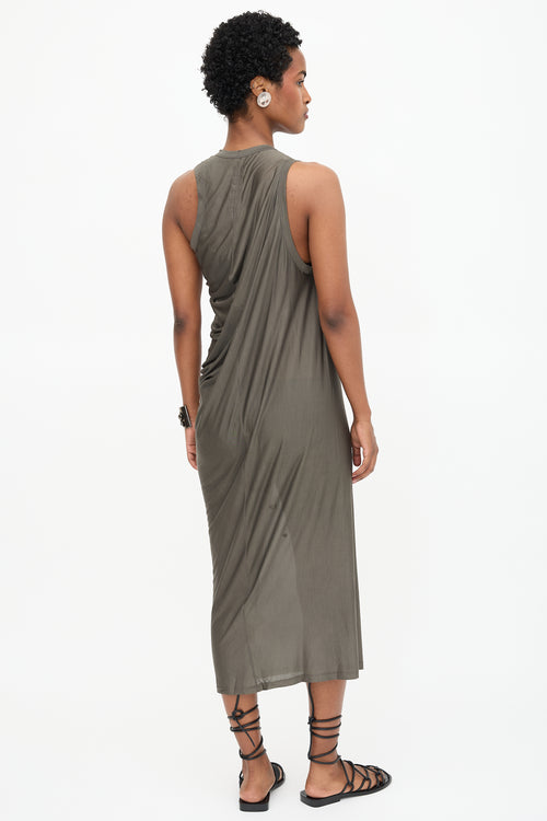 Rick Owens SS 2012 Silk Drape Dress