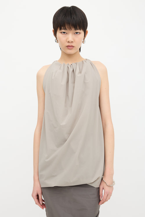 Rick Owens SS 2015 Nylon Balloon Blouse