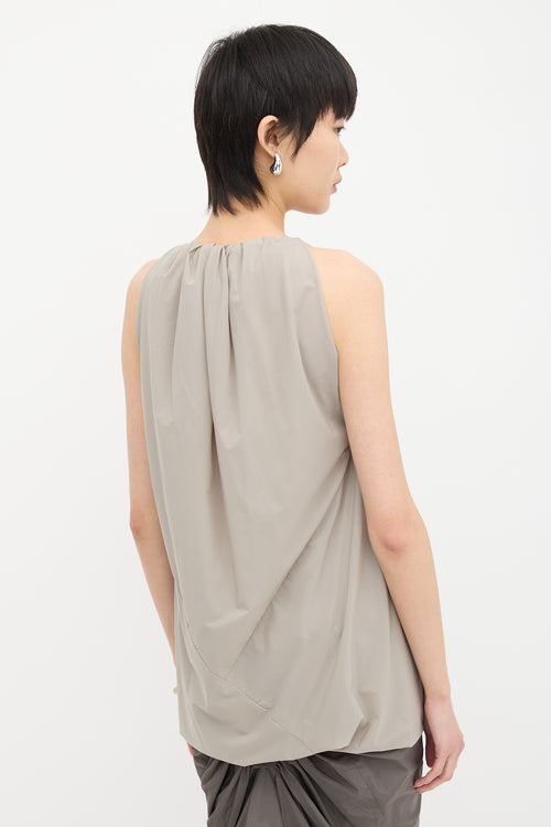 Rick Owens SS 2015 Nylon Balloon Blouse