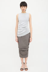 Rick Owens SS 2018 Asymmetric Knit Top