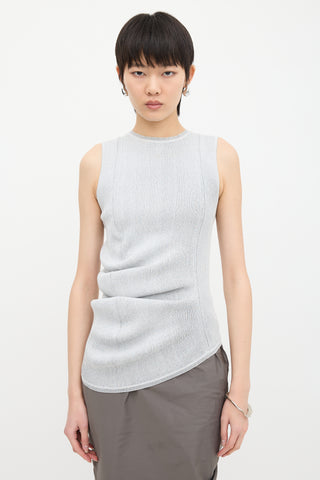 Rick Owens SS 2018 Asymmetric Knit Top