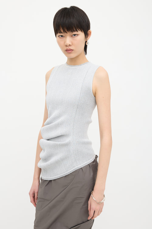Rick Owens SS 2018 Asymmetric Knit Top
