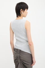 Rick Owens SS 2018 Asymmetric Knit Top