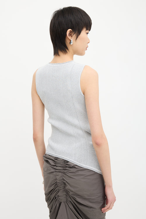 Rick Owens SS 2018 Asymmetric Knit Top