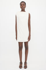 Rick Owens SS 2018 Draped Silk Crepe Dress