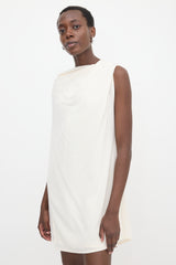 Rick Owens SS 2018 Draped Silk Crepe Dress
