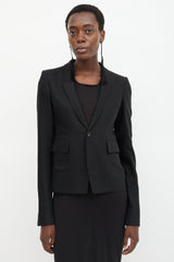 Rick Owens SS 2021 Peak Lapel Blazer