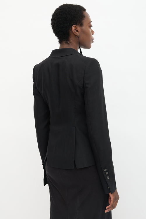 Rick Owens SS 2021 Peak Lapel Blazer