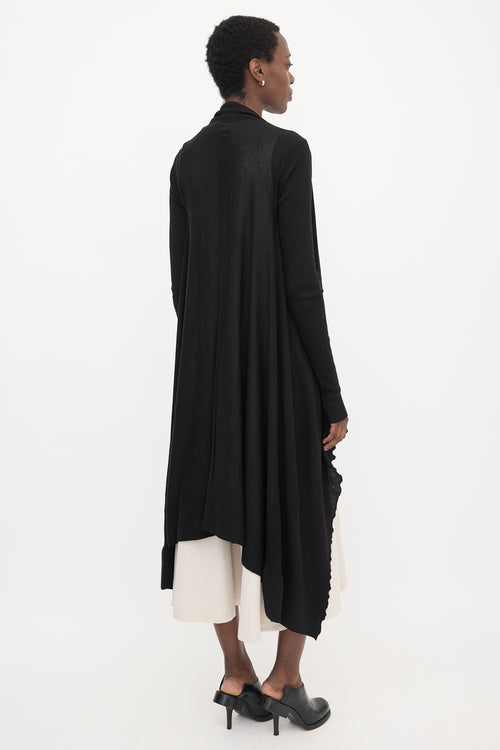 Rick Owens SS 2021 Wool Long Cardigan