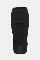 Rick Owens SS 2024 Draped Ruched Skirt