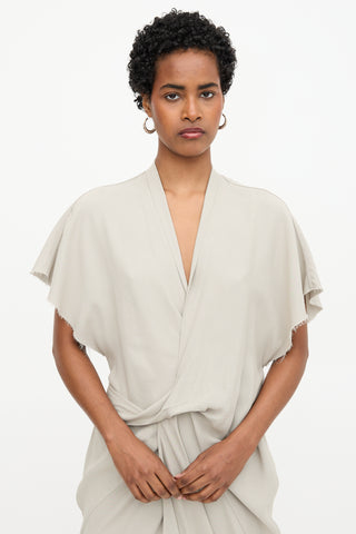 Rick Owens SS 2024 Wrap Dress
