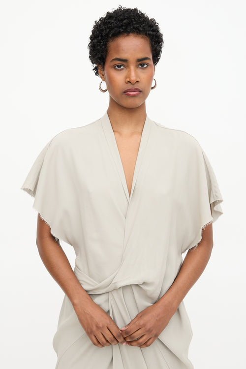 Rick Owens SS 2024 Wrap Dress