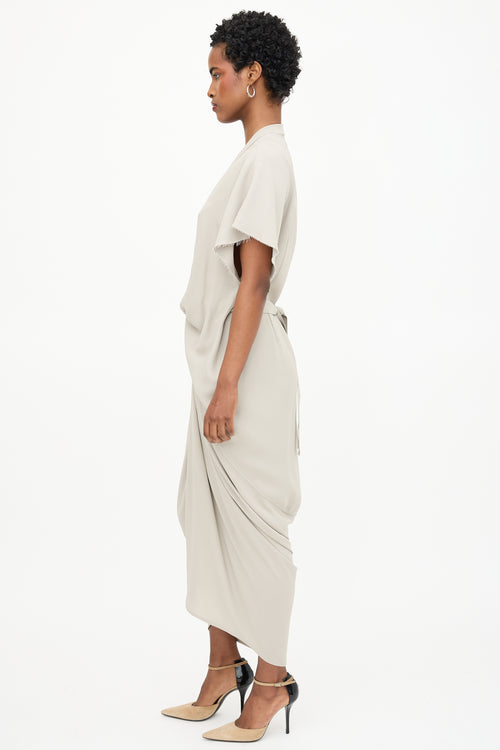 Rick Owens SS 2024 Wrap Dress