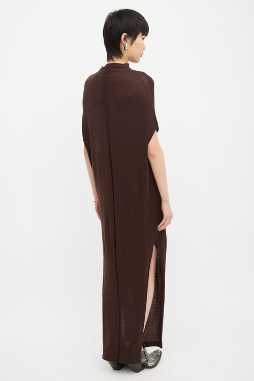 Rick Owens SS 2025 Knit Asymmetric Dress