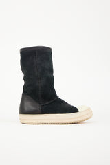 Rick Owens Shearling Creeper Boot