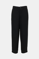 Rick Owens Wool Crepe Tapered Leg Trouser