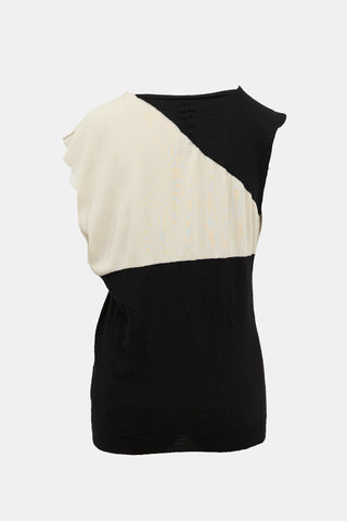 Rick Owens Wool Asymmetrical Top