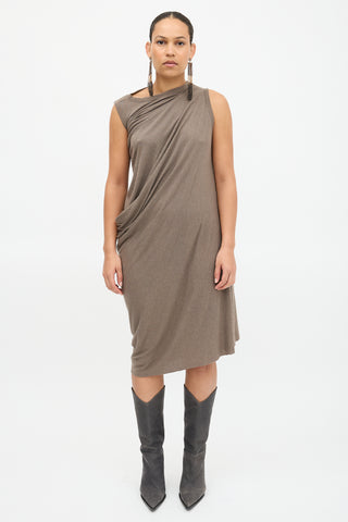 Rick Owens Lilies Asymmetrical Dress