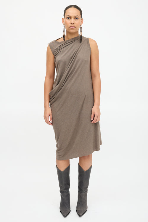 Rick Owens Lilies Asymmetrical Dress