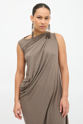 Rick Owens Lilies Asymmetrical Dress