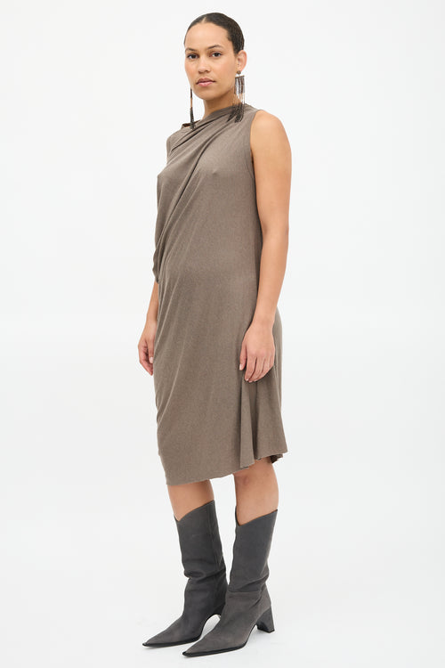 Rick Owens Lilies Asymmetrical Dress