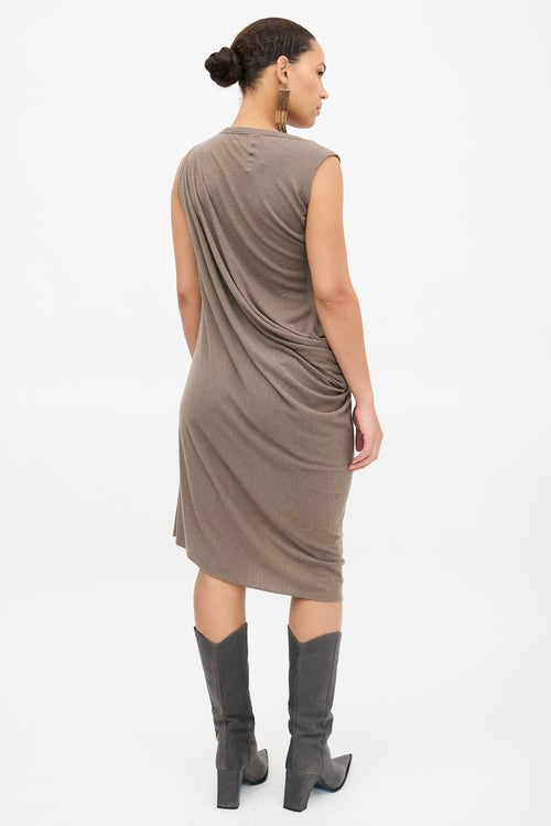 Rick Owens Lilies Asymmetrical Dress
