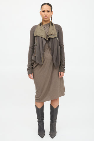 Rick Owens Wool Zip Jacket