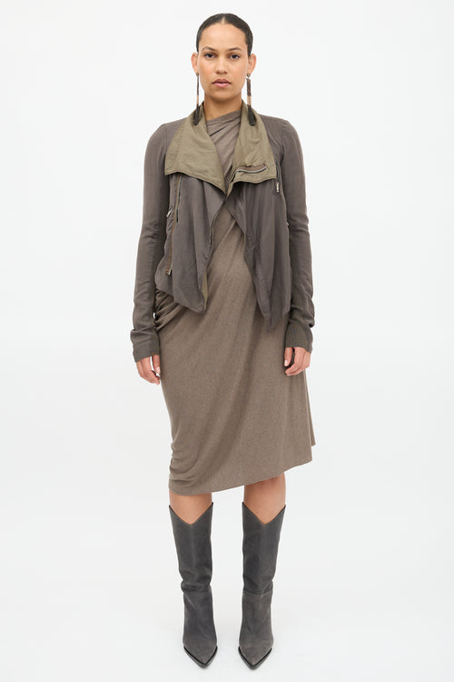 Rick Owens Wool Zip Jacket