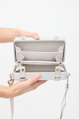 Rimowa X Dior Silver Personal Clutch On Strap Bag
