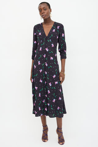 Rixo Floral Katie Dress