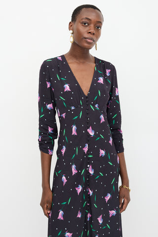 Rixo Floral Katie Dress