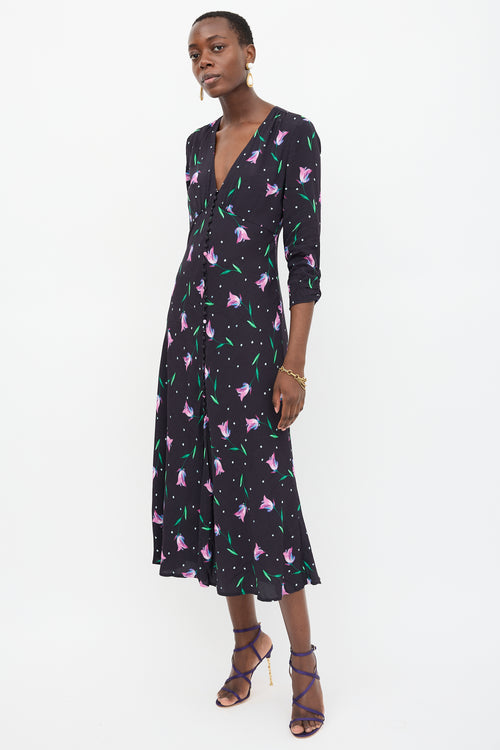 Rixo Floral Katie Dress