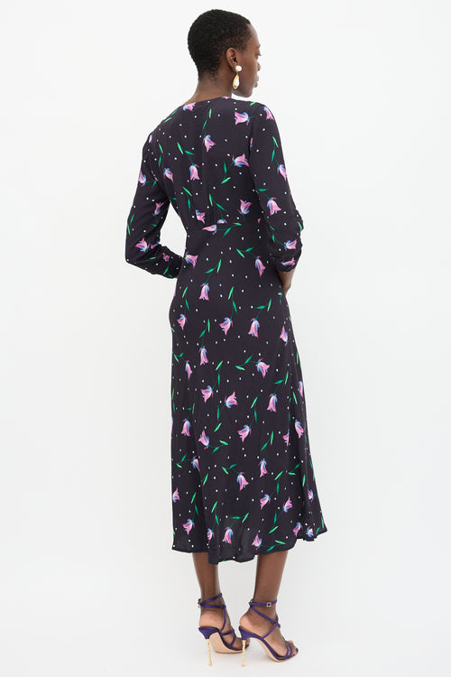 Rixo Floral Katie Dress