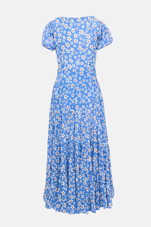 Rixo Floral Tiered Tamara Dress