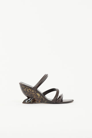 Clergerie Sculptural Wedge Sandal