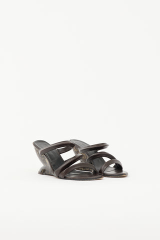 Clergerie Sculptural Wedge Sandal